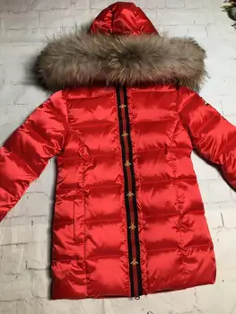 95-145 cm 2019 zimná páperová bunda detské oblečenie dievča nadol bundy dieťa dlho zahustiť vrchné oblečenie chlapec dlho kačica nadol bundy