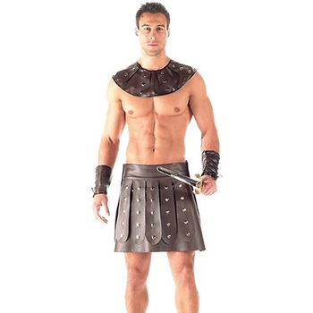 Roman Spartan Gladiator Bojovník kostým mužov Halloween Cosplay Kostýmy Maškarný Stag Party Oblečenie