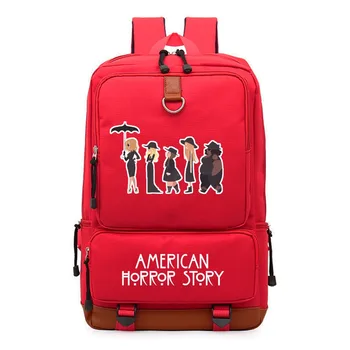 WISHOT American Horror Story Batoh Super čarodejnice rally Rameno travel Školské tašky Bookbag pre teenagerov muži ženy Notebook Tašky