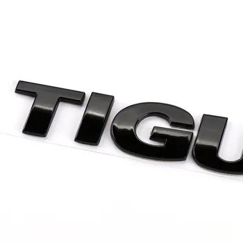 Lesklý Čierny Auto Zadné Veko Kufra TIGUAN Znak Odtlačkový Nálepky Odznak s Logom pre VW Volkswagen TIGUAN