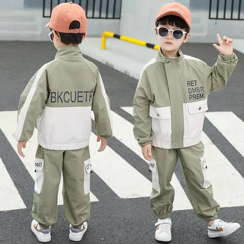 Baby Chlapci Dievča Pád Oblečenie Set Sa 2020 Cargo Batoľa Oblečenie S Dlhým Rukávom Oblečenie Detí Deti Nosiť Chlapčenské Tepláky 4 6 7 8 Rokov