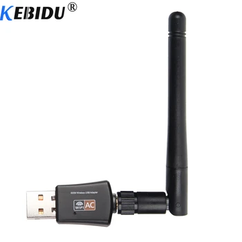 Kebidu Bezdrôtový 600Mbps USB Adaptéra WiFi 2,4 GHz, 5 ghz Dual Band S WiFi Antény, PC Počítač, Sieťová Karta Mini Prijímač 802.11 ac