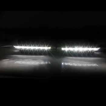 1 Pár 12V Auto DRL LED Denných prevádzkových Svetla Denné svetlo Pre BMW X5 E70 2007 2008 2009 2010 Super Jas Nepremokavé