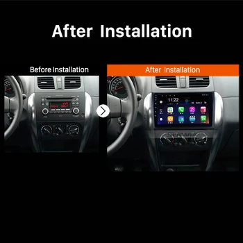 Seicane Android 10.0 9 palcový Auta GPS Auto Rádiová Jednotka Prehrávač pre 2006-2012 Suzuki SX4 s RDS Volant Ovládanie