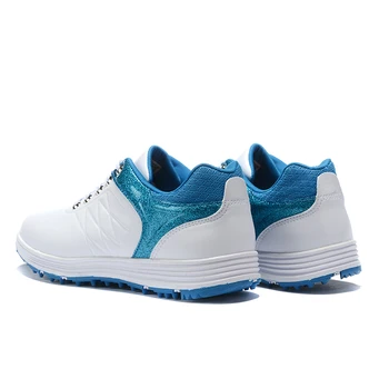 2019 Unisex Klin golf Biele Topánky Žena Platformu Dámy Bežné Beží Športové Topánky Pohodlné Priedušná Oka Tenisky