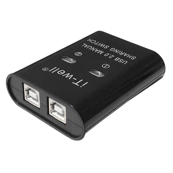 TO-Dobre USB Zdieľanie Tlačiarne a Zariadenia, 2 v 1, Z Zdieľanie Tlačiarne a Zariadenia, 2-Port Príručka Kvm Prepínanie Splitter Hub Konvertor