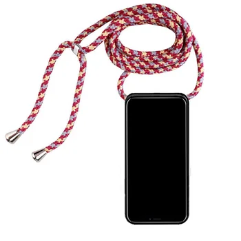 Popruh Kábel Reťazca Telefón puzdro pre Sony Xperia XZ1 G8341 G8342 Náhrdelník ozdobná šnúrka na uniforme Coque pre Sony Xperia Kompaktný XZ1