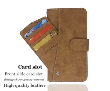 Horúce! XGODY X11 Prípade Vysokej kvality kože flip telefónu taška kryt prípade XGODY X11 s Predné slide card