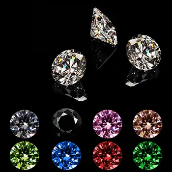 Emerald Cubic Zirconia Farba Kamene, Perly Kola Dizajn Dodávky Pre Šperky 3D Nechty, Nálepky Umenie Oblečenie, Dekorácie DIY 4-18 mm
