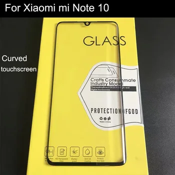 Pre Xiao mi Poznámka 10 Predné Vonkajšie Sklo Objektívu, Dotykový Panel LCD Zakrivené Sklo touchscreenFor Xiao mi Note10 Digitalizátorom. Časti