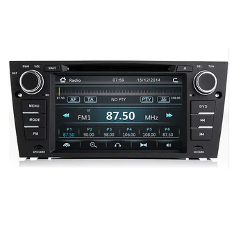 2 Din Auto Rádio dvd Pre BMW/320/328/3 Série E90/E91/E92/E93 Auto Multimediálne Video DVD Prehrávač, GPS Navigáciu DVR FM