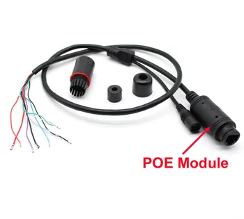 POE kábel + IP Kamera modul + audio CCTV Siete 2mp 3mp rada Bezpečnosti IPC XMEye H. 264 H. 265