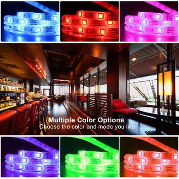 20 Metrov LED Pás Svetla Bluetooth Hudby Dovolenku Osvetlenie Lampa 40 Kľúče, IR ovládač Domáce Dekorácie SMD 5050 2835 Neon Pásy