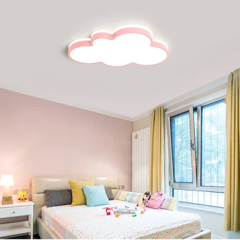 Nordic Cloud-tvarované stropné svietidlá pre obývacia izba Iron Art Led Stropné Svietidlo Spálňa stropné svetlo AC 80-230V