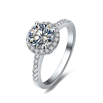 Trendy Diamantové Šperky nastaviť Skutočnú 925 Sterling Silver Strany, Snubné Prstene, Náušnice, Náhrdelník Pre Ženy, Svadobné Šperky moissanite