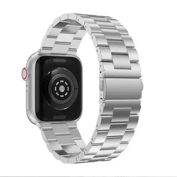 Nové Watchband Pásmo pre Apple hodinky Series 5 44 mm 40 mm Remienok Kovové odkaz Náramok pre iWatch 4 3 2 42mm 38mm Nahradiť Príslušenstvo