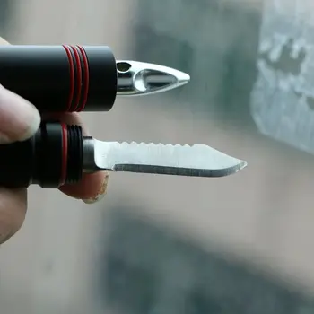 Taktické Vonkajšie sebaobrany Taktické Pero Multi-Nástroj Volfrámové Ocele, Skla Chránič Noža LED svetlo obrany nástroj pero svetlo