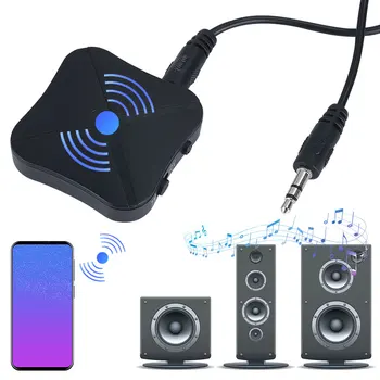 2-v-1, Bezdrôtová 4.2 Audio Prijímač, Vysielač TV Slúchadlá Domov MP3 PC 3,5 mm Adaptér Bluetooth