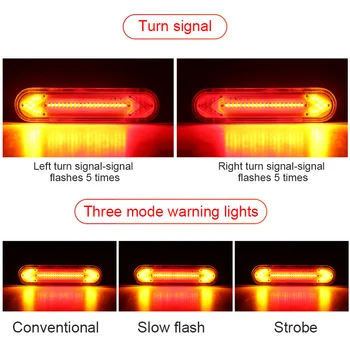 Bezdrôtové Diaľkové Ovládanie Bicykla Zase Signál Červené Žlté LED Cesty pre Horské bicykle, Cyklistické Svetlo zadné svetlo Bezpečnostné Varovanie Zadné Lampy