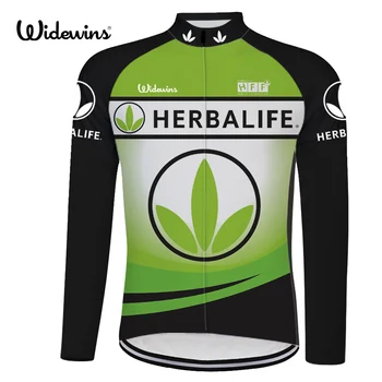 HERBALIFE cyklistický dres s dlhým rukávom Priedušný Cyklistický HERBALIFE Oblečenie na Koni HERBALIFE Oblečenie pre Outdoorové Športy 8012