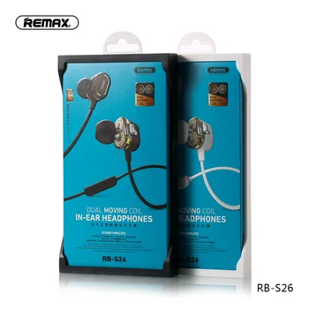 Nový, originálny Remax RB-S26 lavalier dvojité pohybe cievky športové bezdrôtové Bluetooth slúchadlá s mikrofónom stereo hudobné slúchadlá