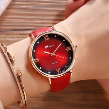 Dámske Hodinky Módne Luxusné Dámske Náramkové hodinky Quartz Top Značky Kožený Remienok Hodiniek Ženy Hodinky relogio feminino Reloj prúd