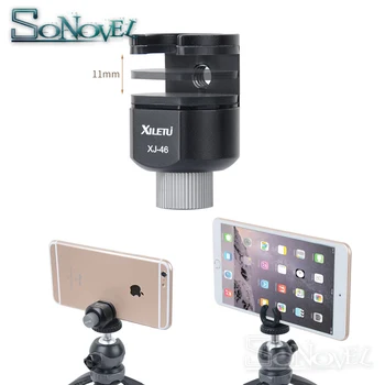 XILETU XJ-46 Mini Mobilný Telefón Klip Hliníkový Univerzálny Držiak Držiak na Montáž Stojana Pre Mobilné zariadenia iPad, iphone Selfie mount