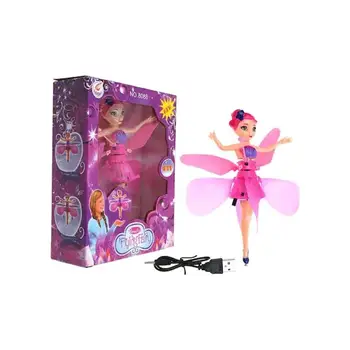 Lietajúce Rozprávky Snímač Pohybu Účtované Akcie Hračky Bábiky Elektronické Lol Barbie Pink Roztomilé Dievčatá