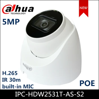 Dahua IPC-HDW2531T-AKO-S2 5MP Kamery IP H. 265 POE Oka Siete Kamera vstavaný MIKROFÓN