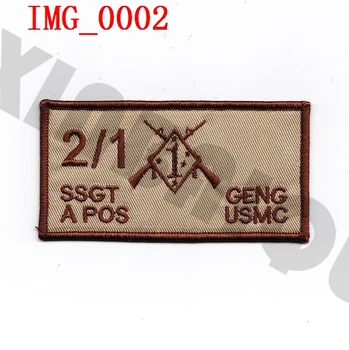 Výšivky patch Marines USMC som MEF Vlastné meno Pásky Text značky Morálku Vojenskej taktiky