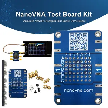 NanoVNA Testboard Auta Odolné Presné Siete Analýza Skúšobnej Doske Demo Rada Filter Tlmiča