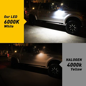 2 ks Bielej LED Svetlé Auto Spätné Zrkadlo Puddle Svetlá na Ford Mustang Mondeo Mk5 Okraji Explorer Everest F150 Rozsah Chýb