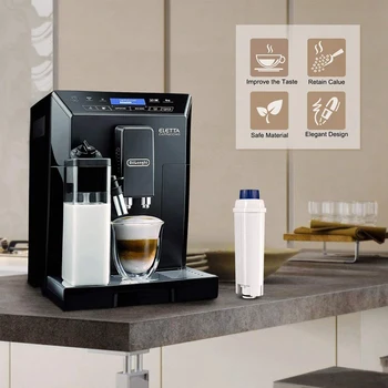 5X kávovar Náhradné Filtre pre DeLonghi Filter DLSC002, Vody Filtračné vložky uhlím Zmäkčovača