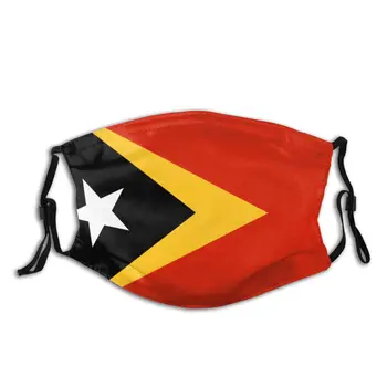 Východný Timor Vlajka Tvár Msak S Filtrom