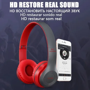 Slúchadlá Bezdrôtové Bluetooth Stereo Slúchadlá Skladacia Športové Slúchadlá Handfree MP3 prehrávač s Potlačením Hluku pre Andorid iPhone