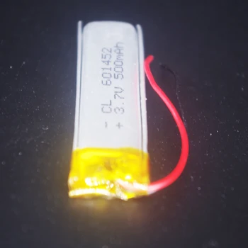 3,7 v li po li-ion batérie lítium-polymérová batéria 3 7 v lipo li ion nabíjateľná lítium-iónová batéria pre 601452 Bluetooth headset pero