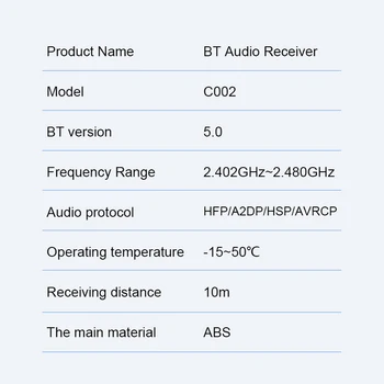 Mini 3,5 MM Jack AUX Bluetooth Prijímač do Auta Audio Hudbu vo formáte MP3 USB Dongle Adaptér Hudby HiFi súprava Handsfree Automatického Párovania