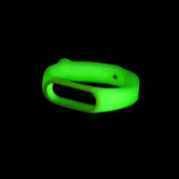 Žiarivkové svetlo zelený Pásik Pre Xiao Mi Band 3 Popruh Smart Príslušenstvo krásy Inteligentný Náramok na Zápästie Nahradenie Mi Band 4 miband 3