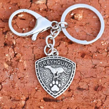 Tkuamigo Greyhound Keychain Kopov, Šperky Whippet Milenca Psík Galgo Psa Krúžok Na Kľúče