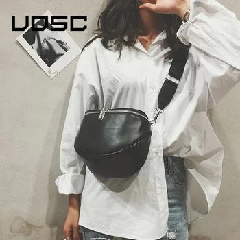 UOSC Crossbody tašky Pre Ženy High Street Kabelka Kožená Messenger Ramenný Hrudníka Taška Pre Ženy 2019 Sac Hlavný Femme
