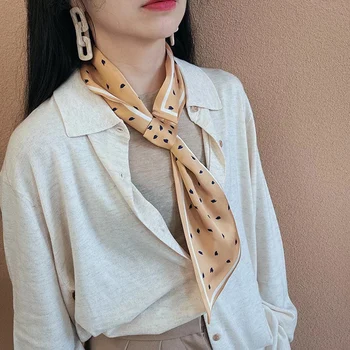 2020 tenké listy premenlivé ženy šatku dlhú šatku okolo krku profesionálne dekorácie šatku všetky druhy kórejský šatky biela