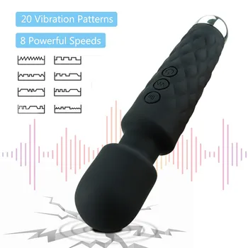 Umania Magic USB prútik Nabíjateľná AV G Mieste Masér Vibrátor Stimulátor Klitorisu Hračky Pre Ženy Bezpečnej Silikónové Sex Produkt
