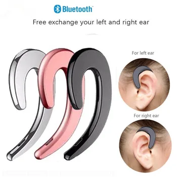 K8 Kostné Vedenie Bluetooth Headset Jednostranné Visí Ucho Earhook Bluetooth Slúchadlá Športové Bezdrôtové Bluetooth Slúchadlá