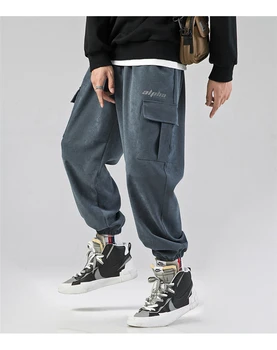 2020 Nový príchod Mužov Bežné Streetwear cargo nohavice dizajnér hip hop Mužov voľné tepláky, nohavice