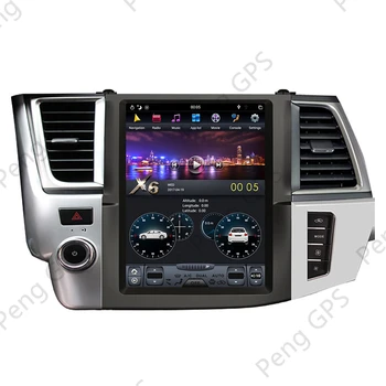 Pre Toyota Highlander-2019 Auto DVD Prehrávač Tesla Štýl GPS Navigátor, Android 9.0 Rádio Multimediálny Prehrávač DSP 4G+128G