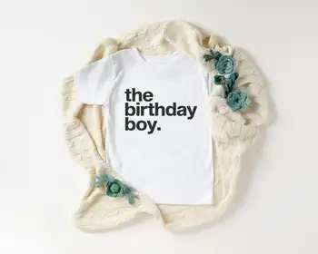 Narodeniny Chlapec Deti Chlapci T-shirt na Narodeniny, detské Letné Oblečenie Vtipné Tričko Rodinné Party Oblečenie Detí, Narodeniny Nosenie