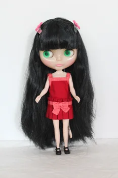 Doprava zadarmo Transparentné RBL-200T DIY Nahé Blyth bábika narodeniny darček pre dievča, 4 farby, veľké oči s krásne Vlasy roztomilá hračka