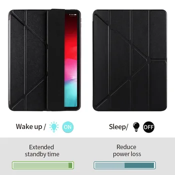 Pre iPad pro 11 2020 A2228 Smart Case 5 Tvary, Stojan Tenké PU Kožené Kryt Mäkké puzdro Pre ipad pro 11 2018 Auto Sleep/Wake up