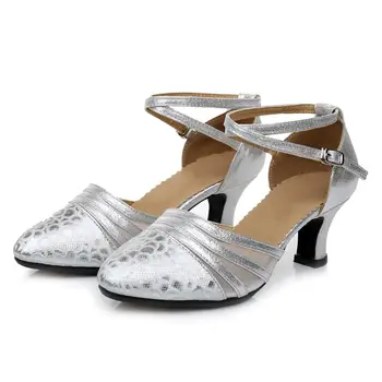 Hot-predaj Moderný latinské Tanečné Topánky pre Ženy Gumy Jediným Dámy latinskej Dievčatá Tango Deti Sála Tanečné Topánky 3,5 cm/5,5 cm Podpätky