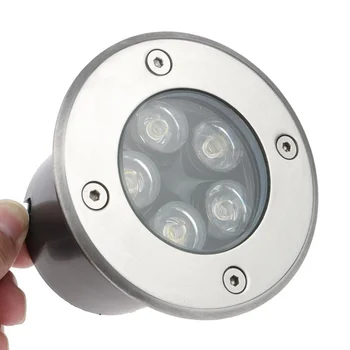 LED Podzemné svetlo Vodotesný IP67 5W Poschodí Svetlo Vonkajšie Zem Mieste Krajiny Záhrade na Námestí Cesta Pochovaný Dvore 85-265V/12V